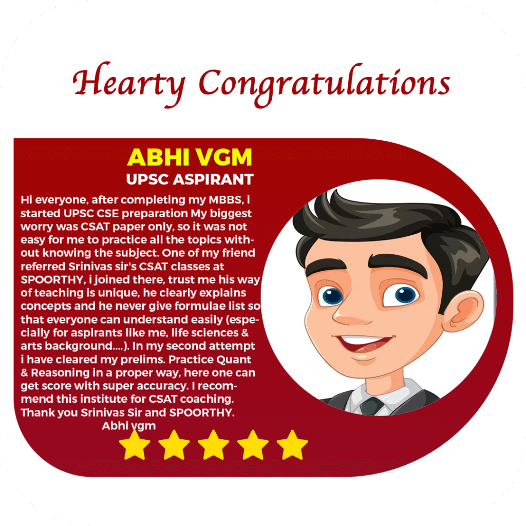 Most Trusted UPSC CSAT Coaching In India
